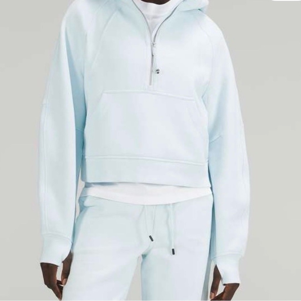 Lululemon Oversized Cropped Scuba Hoodie